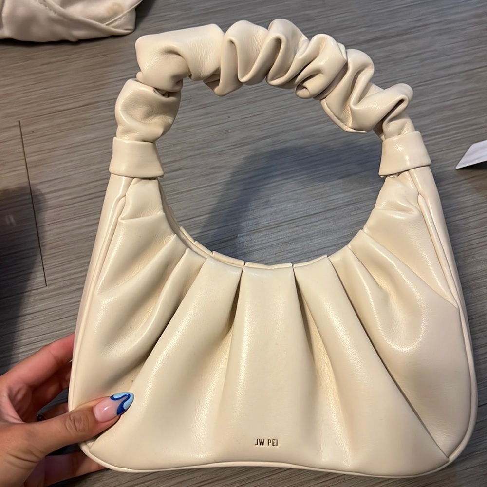 JW PEI cream handbag